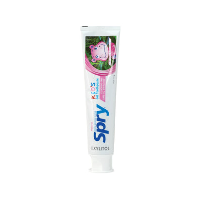 Spry Fluoride Free Kids Toothpaste – Bubble Gum, Xylitol, 5oz