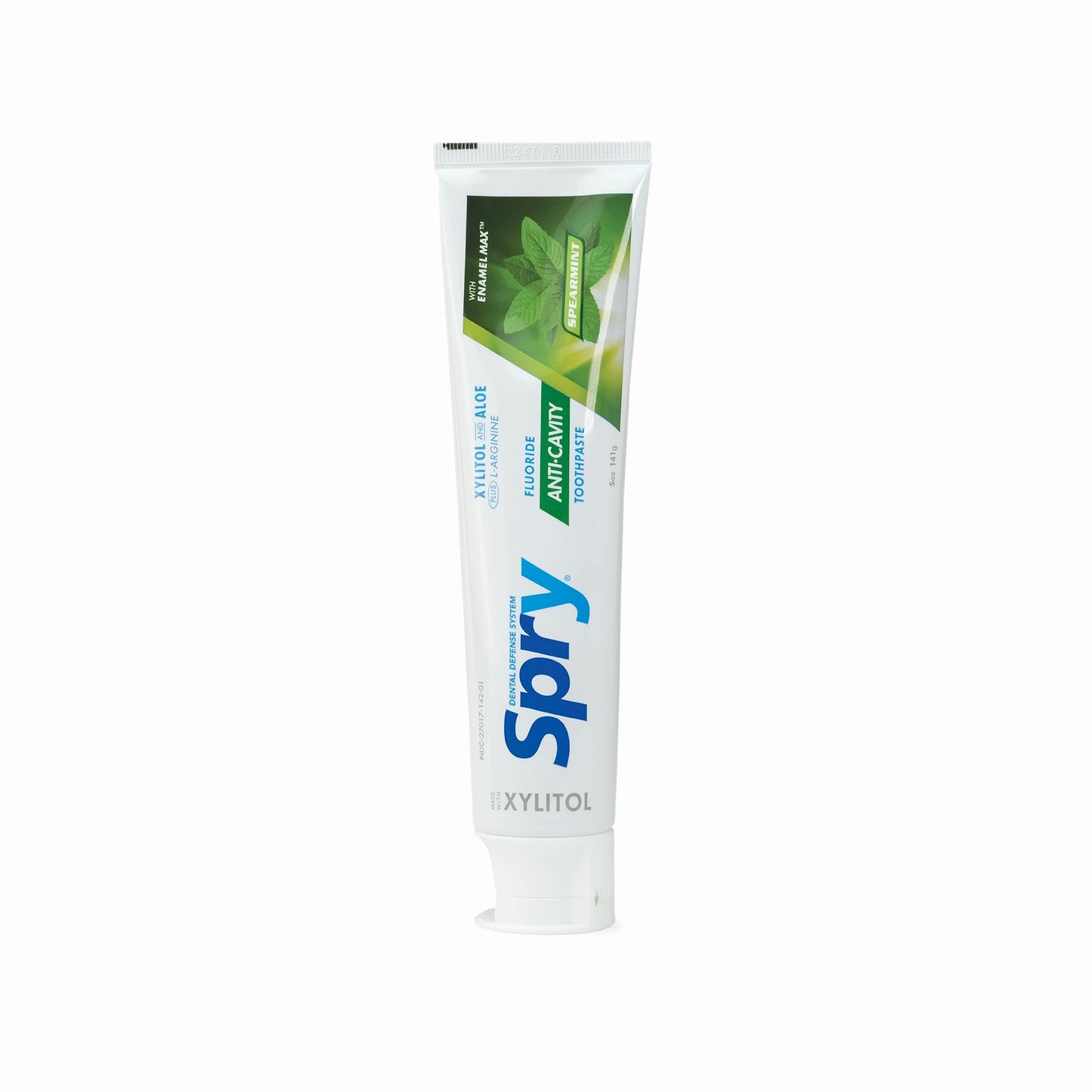 Spry Natural Xylitol Toothpaste 5oz – Pack of 1 | Adults & Kids, Fluoride, Whitening & Remineralizing, Spearmint