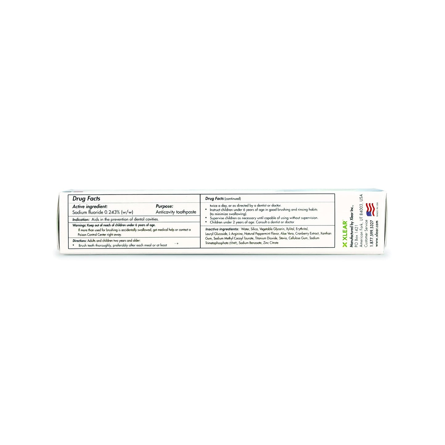 Spry Natural Xylitol Toothpaste 5oz – Fluoride, Whitening & Remineralizing (Pack of 1)