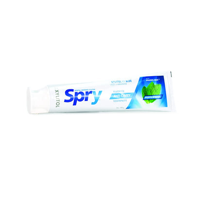 Spry Natural Xylitol Toothpaste 5oz – Fluoride, Whitening & Remineralizing (Pack of 1)
