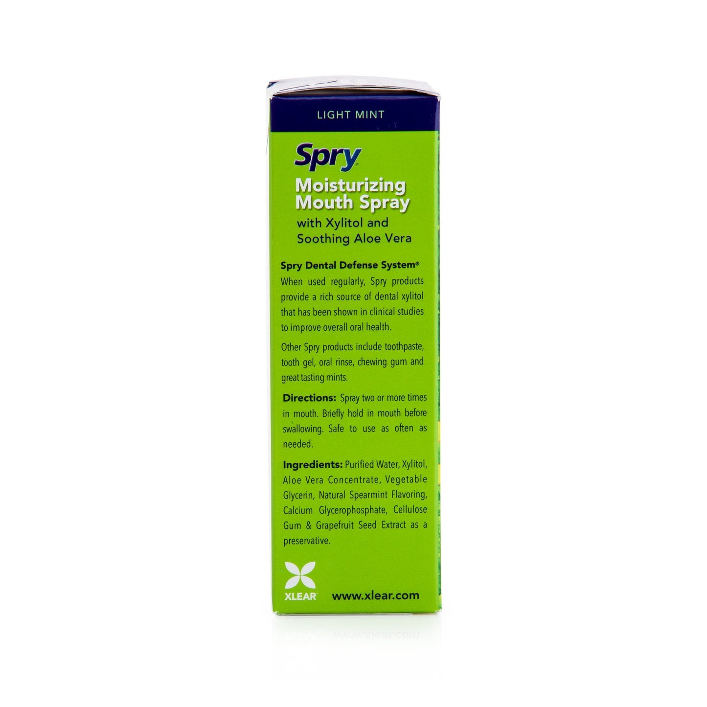 Spry Xylitol Moisturizing Dry Mouth Spray – Spearmint, 4.5 oz, Non-GMO