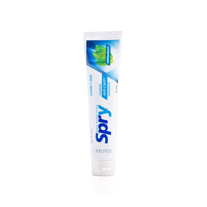 Spry Natural Xylitol Toothpaste 5oz – Gentle Whitening, Fluoride & Remineralizing | Peppermint