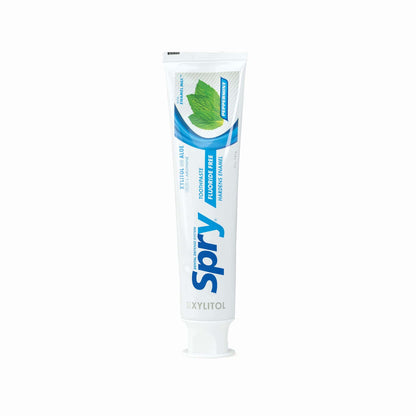 Spry Natural Xylitol Toothpaste 5oz – 6-Pack, Fluoride Free, Gentle for Sensitive Teeth, Peppermint