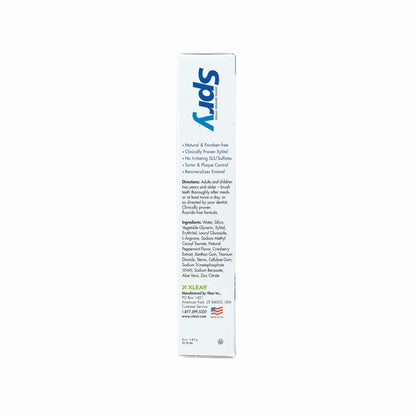 Spry Natural Xylitol Toothpaste 5oz – 6-Pack, Fluoride Free, Gentle for Sensitive Teeth, Peppermint