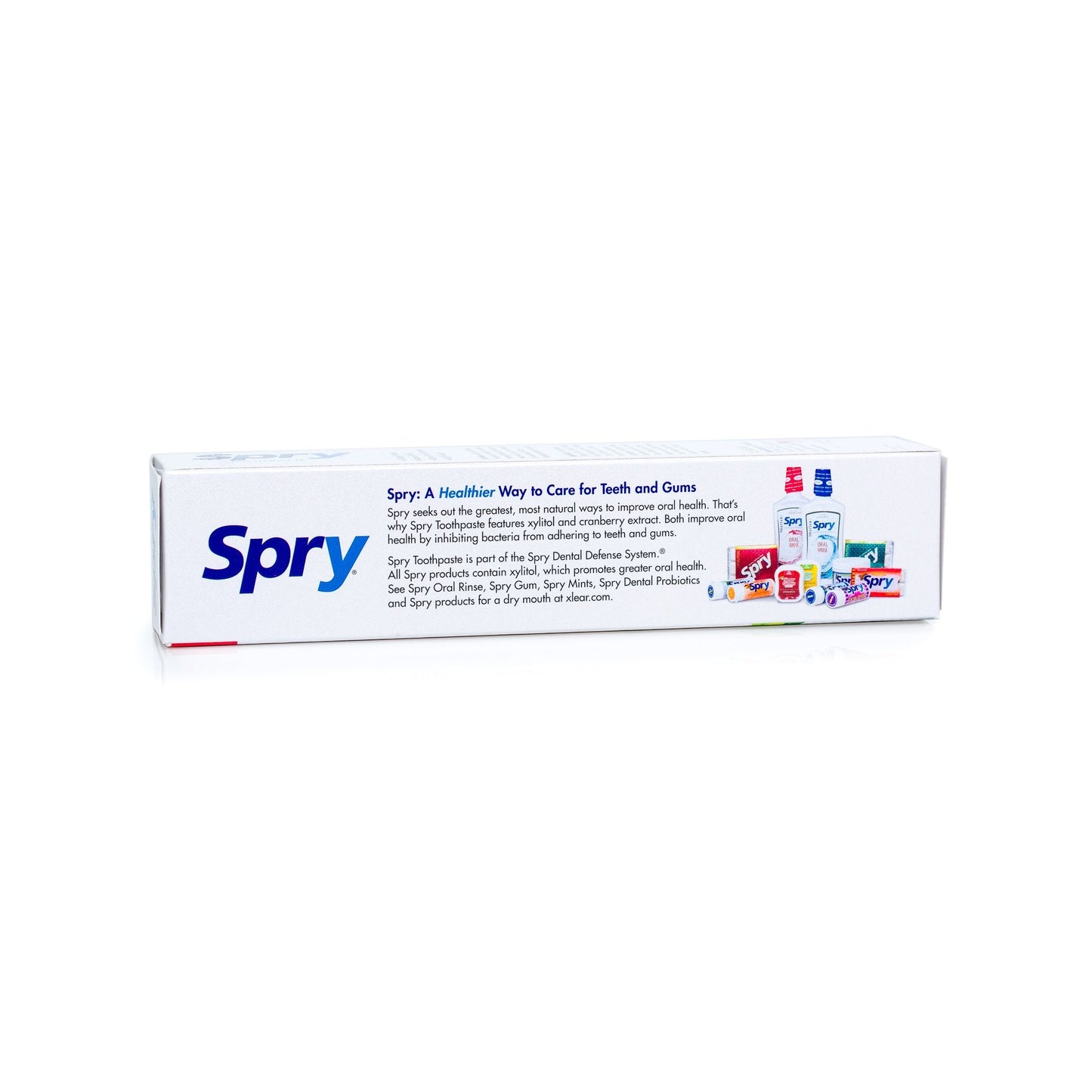 Spry Natural Xylitol Toothpaste 5oz – Fluoride Free, Gentle for Sensitive Teeth, Spearmint