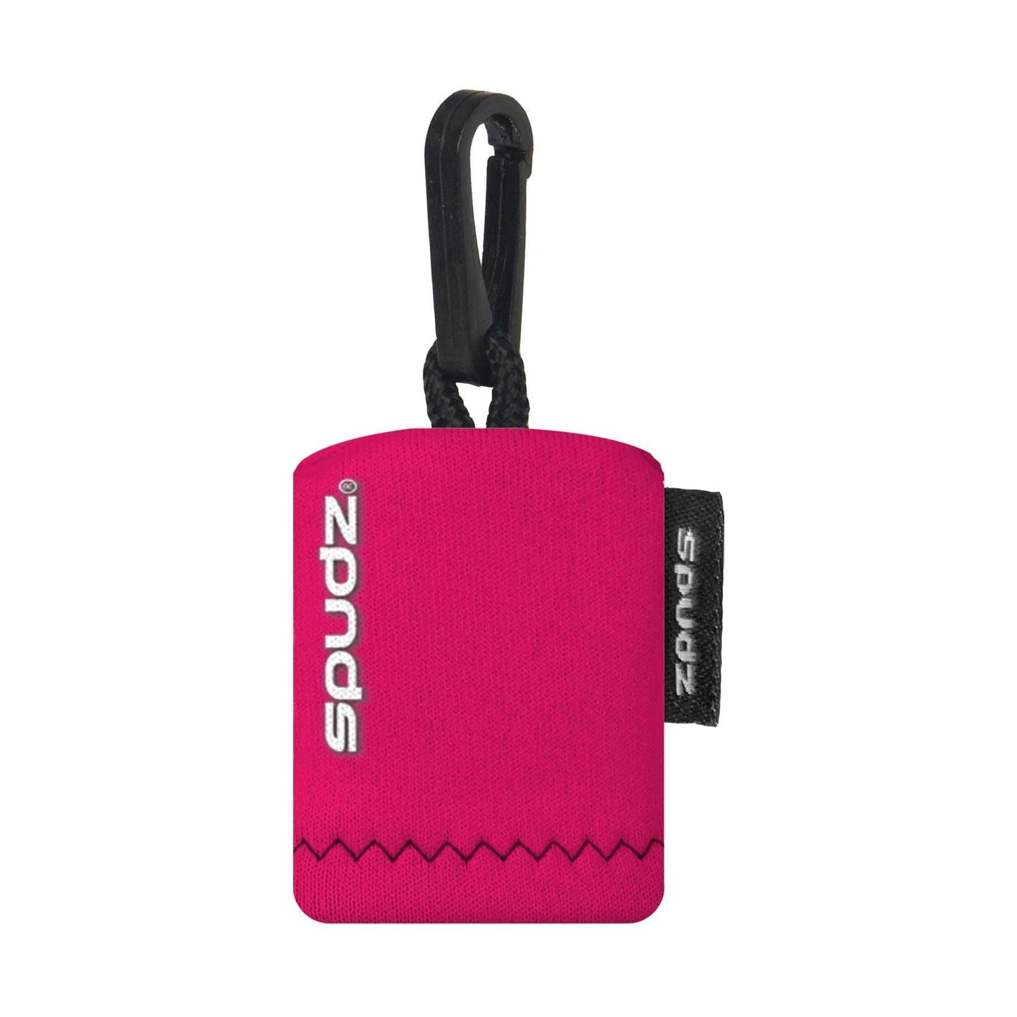 SPUDZ Classic Microfiber Lens Cleaner – Clip-On Pouch, 6x6 in, Pink (3-Pack)