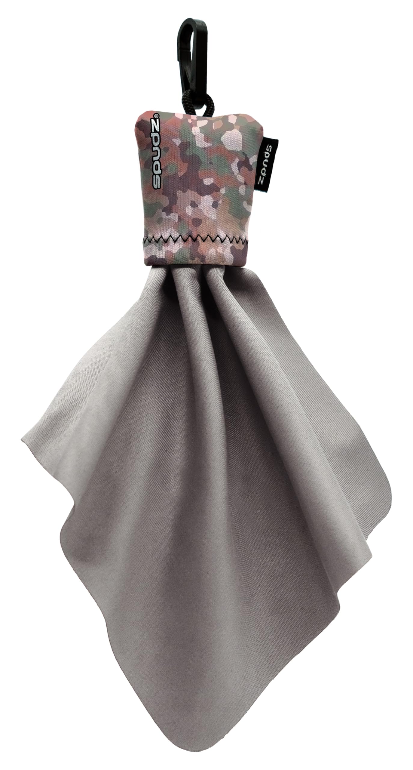 SPUDZ Classic Regular Multi-Cam | Travel Pouch Microfiber Lens Cloth by Alpine Innovations