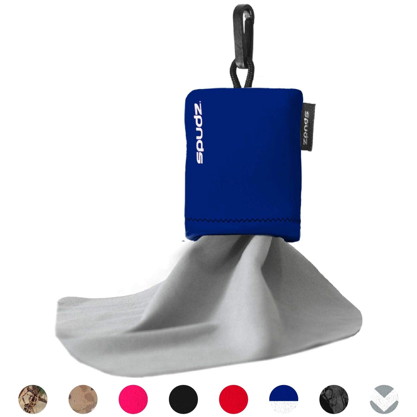 Spudz Microfiber Cloth Screen Cleaner 10x10 Navy Blue – Premium Multi-Purpose Lens & Screen Cleaning