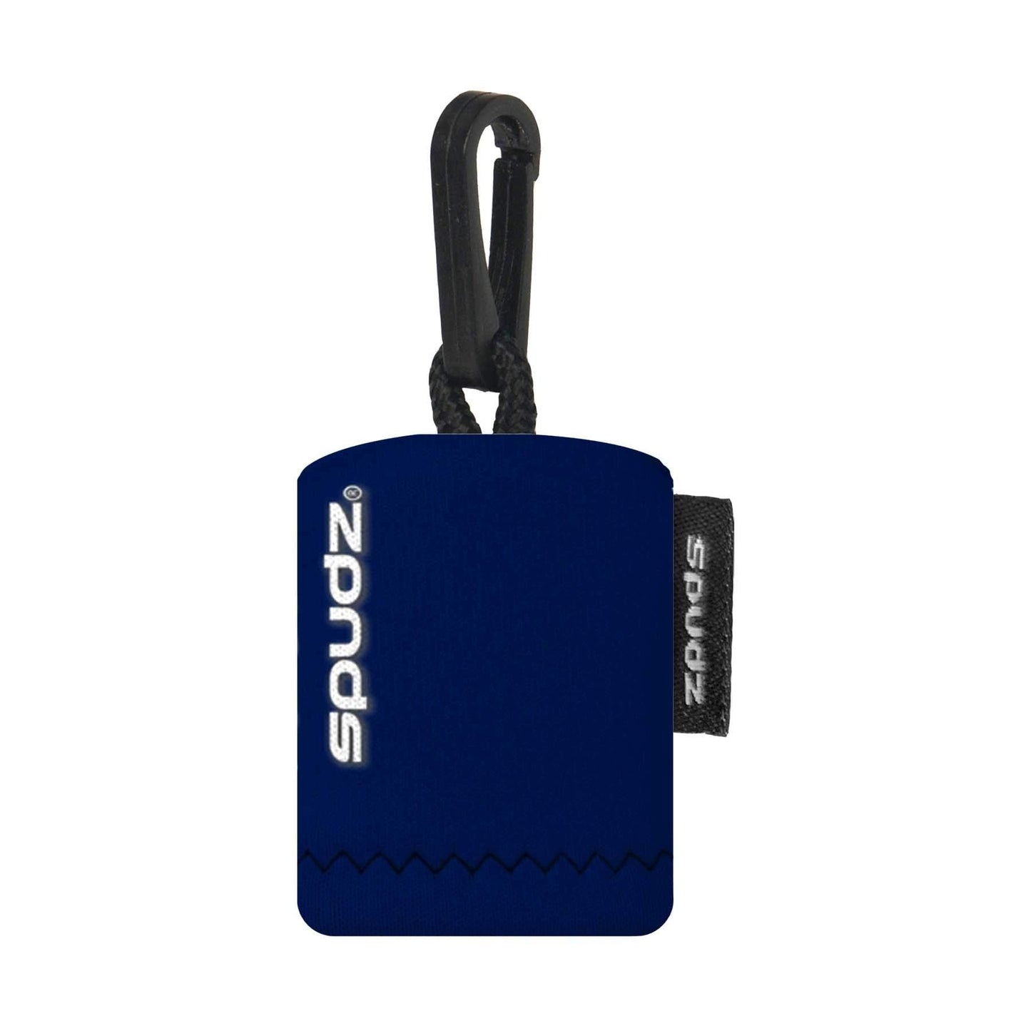 SPUDZ Classic Microfiber Lens Cleaner – Clip-On Pouch, 6x6 in, Navy Blue, 3-Pack