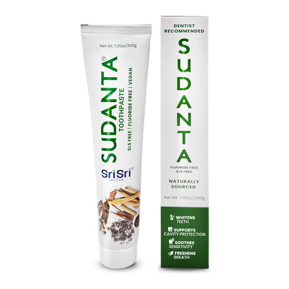 Sri Sri Tattva Sudanta Herbal Toothpaste – SLS Free & Fluoride Free, 200g