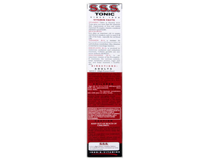 SSS Tonic 10oz – Pack of 3 Iron & Vitamin B Supplement (PT#1225811110)