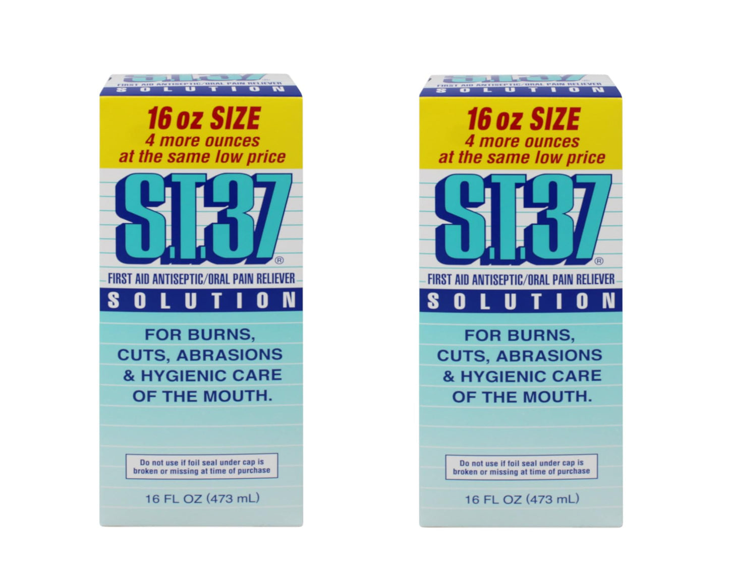 ST 37 First Aid Antiseptic Solution 16 oz (Pack of 2)