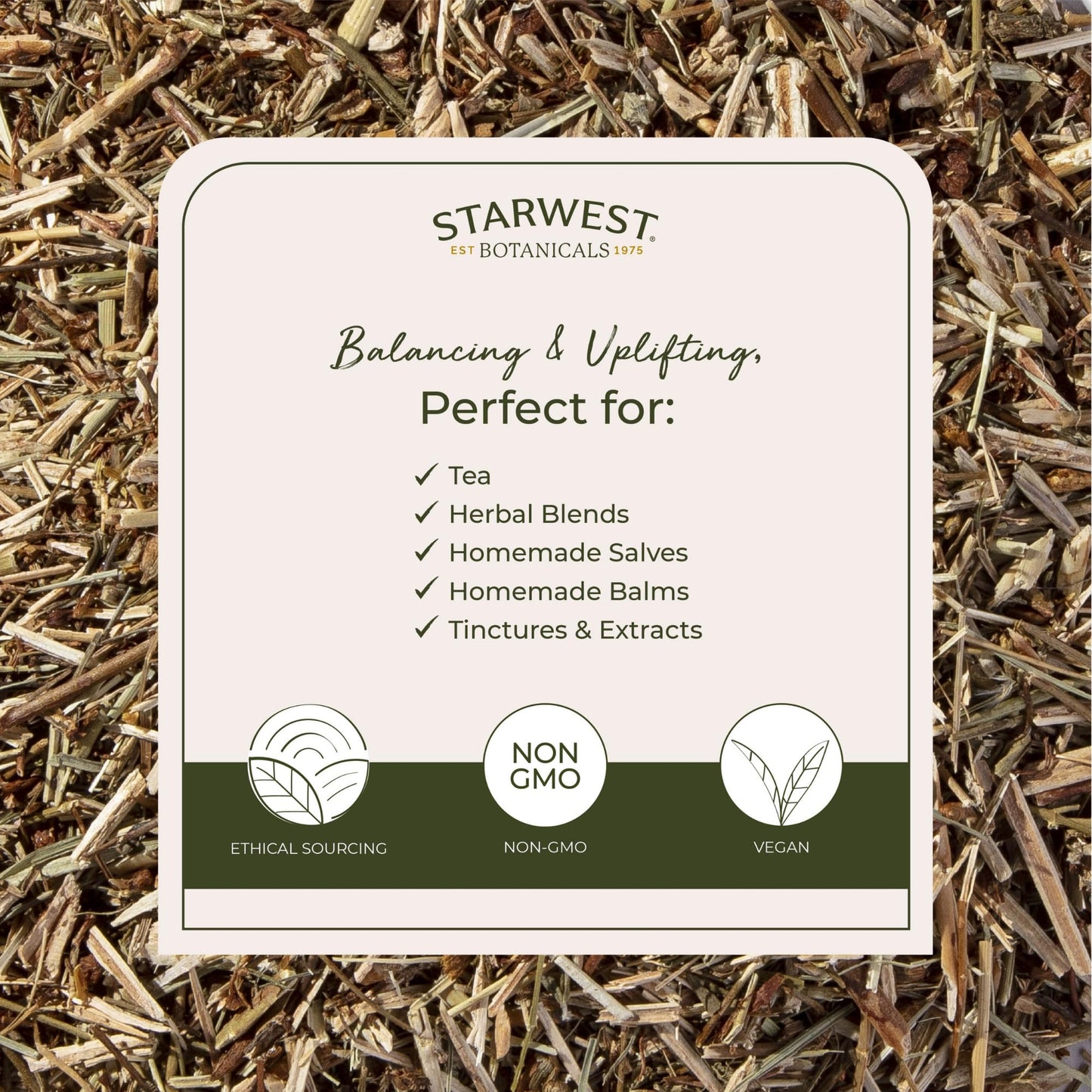 Starwest Botanicals Organic Dried St. John's Wort – Loose Leaf Herb, 1 lb