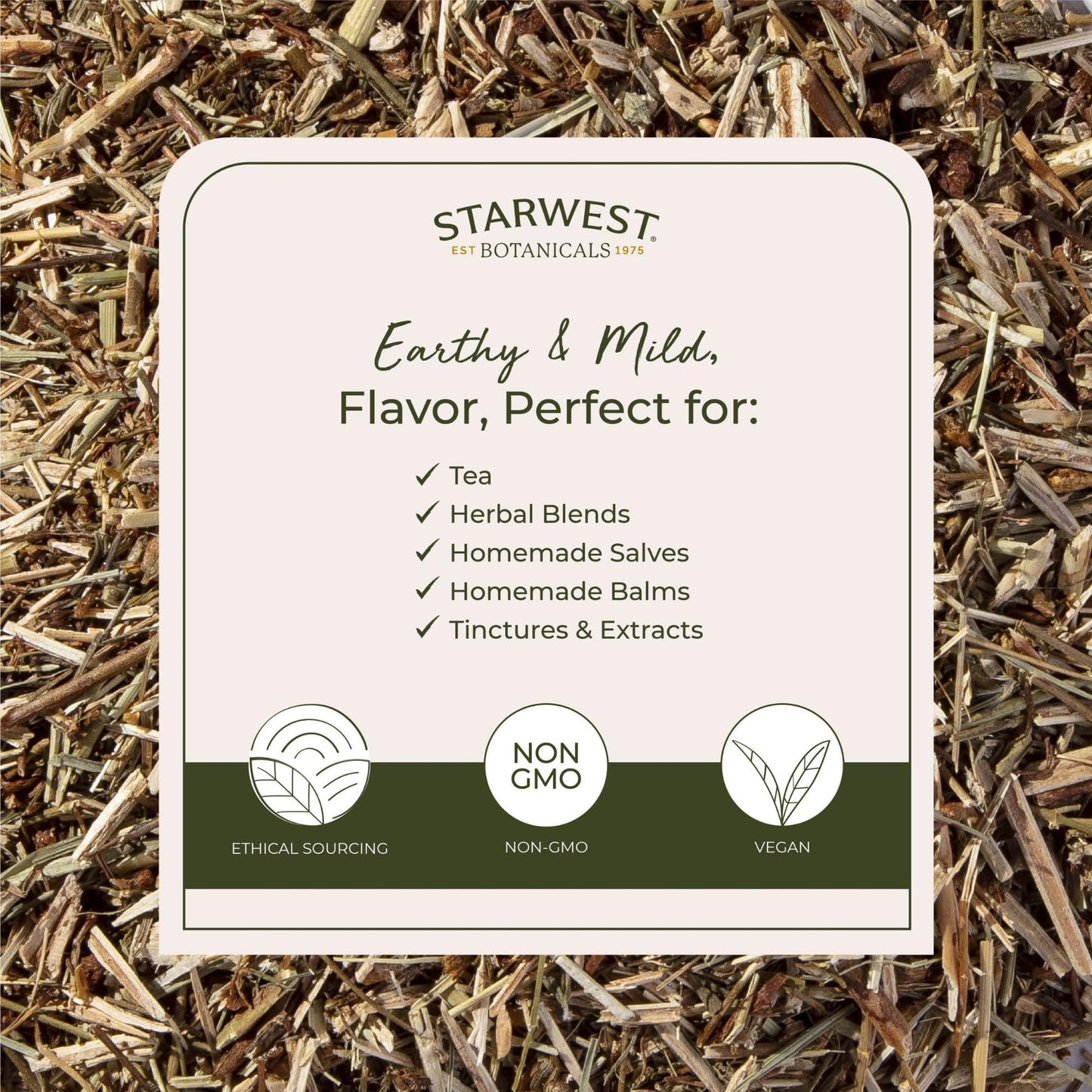 Starwest Organic St. John's Wort - 4 oz Loose Leaf Tea (Kosher, Non-GMO)