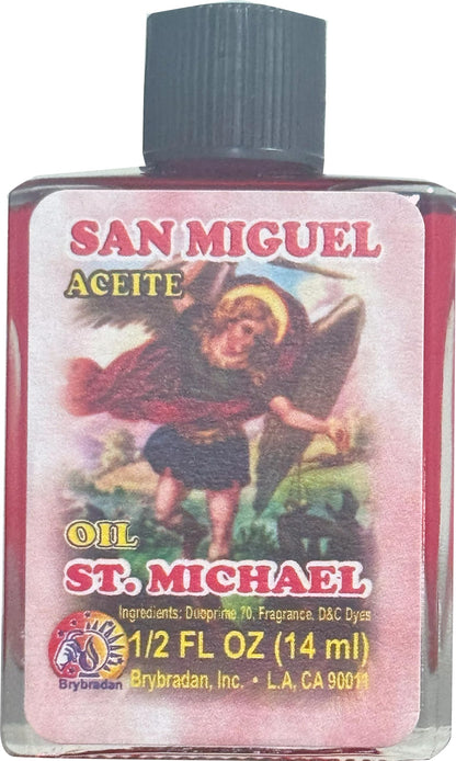 St. Michael Oil San Miguel Aceite – 1/2 fl oz (14.7 ml) Scented Aromatherapy Oil | MW