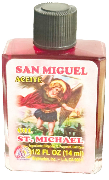 St. Michael Oil San Miguel Aceite – 1/2 fl oz (14.7 ml) Scented Aromatherapy Oil | MW