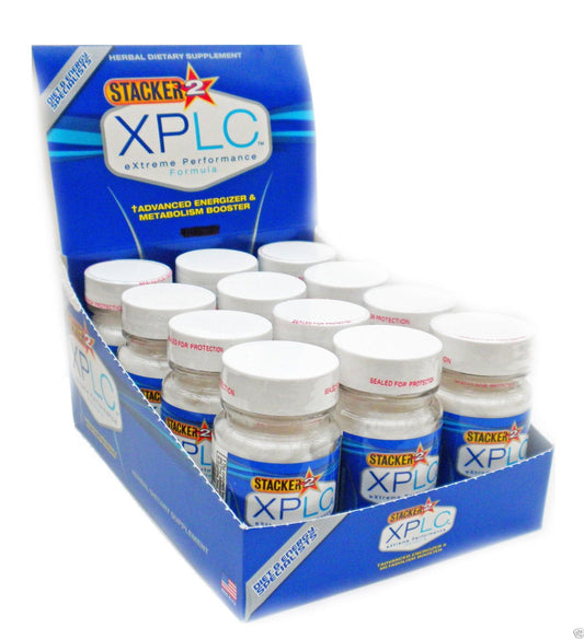 Stacker 2 XPLC Carton (12) 20ct Bottles (240 Total) | Thermogenic Fat Burn BritishVita | Premium UK Vitamins & Wellness Supplements
