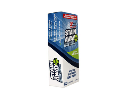 Stain Away Plus Denture Cleanser – 5 Minute Fast Action, Pack of 2