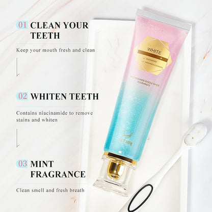 Niacinamide Whitening Toothpaste – 2 Pack | Fresh Breath & Stain Removal