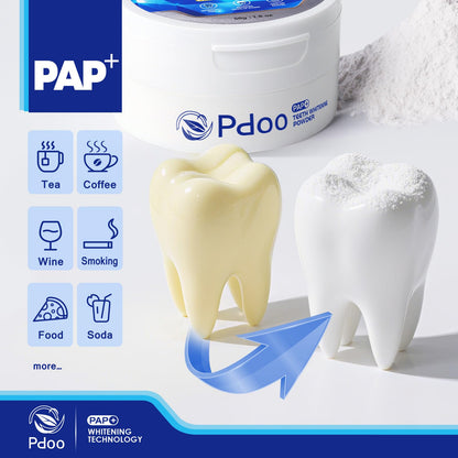 Teeth Whitening Powder 50g with PAP – Sensitivity-Free & Enamel-Safe