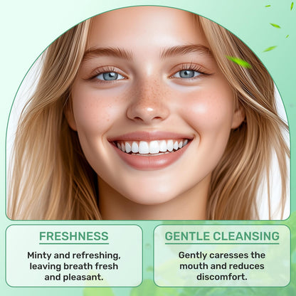 2pcs Spearmint Oil Pulling Rinse – Coconut Oil Mouthwash for Whitening Teeth, Gum Health & Fresh Breath