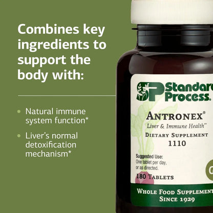 Standard Process Antronex – Liver Health Supplement | Gluten-Free, Non-Dairy, Non-Soy | 180 Tablets BritishVita | Premium UK Vitamins & Wellness Supplements