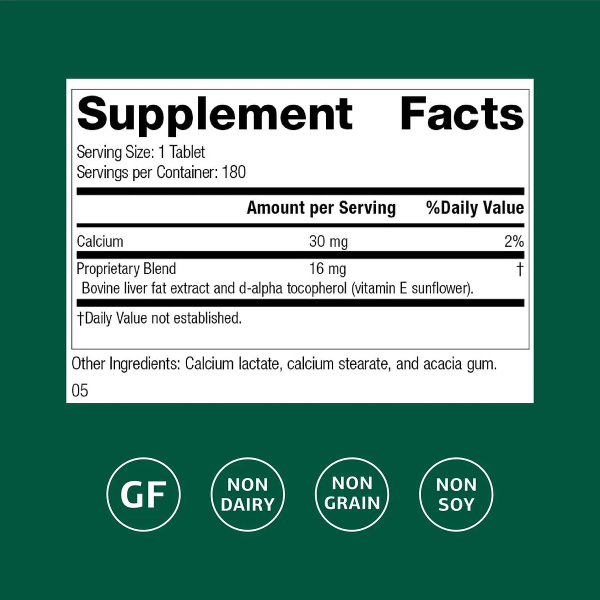 Standard Process Antronex – Liver Health Supplement | Gluten-Free, Non-Dairy, Non-Soy | 180 Tablets BritishVita | Premium UK Vitamins & Wellness Supplements