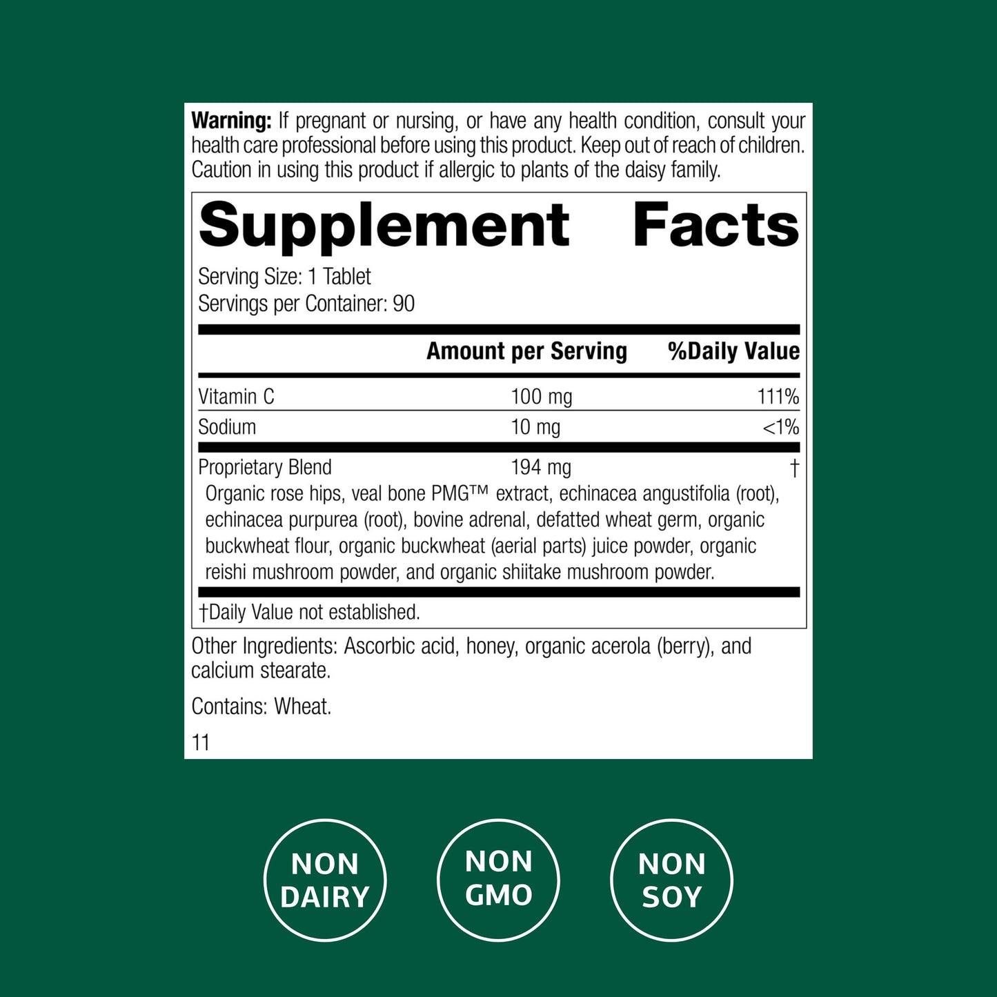 Standard Process C Synergy - Connective Tissue & Immune Support, 90 Tablets