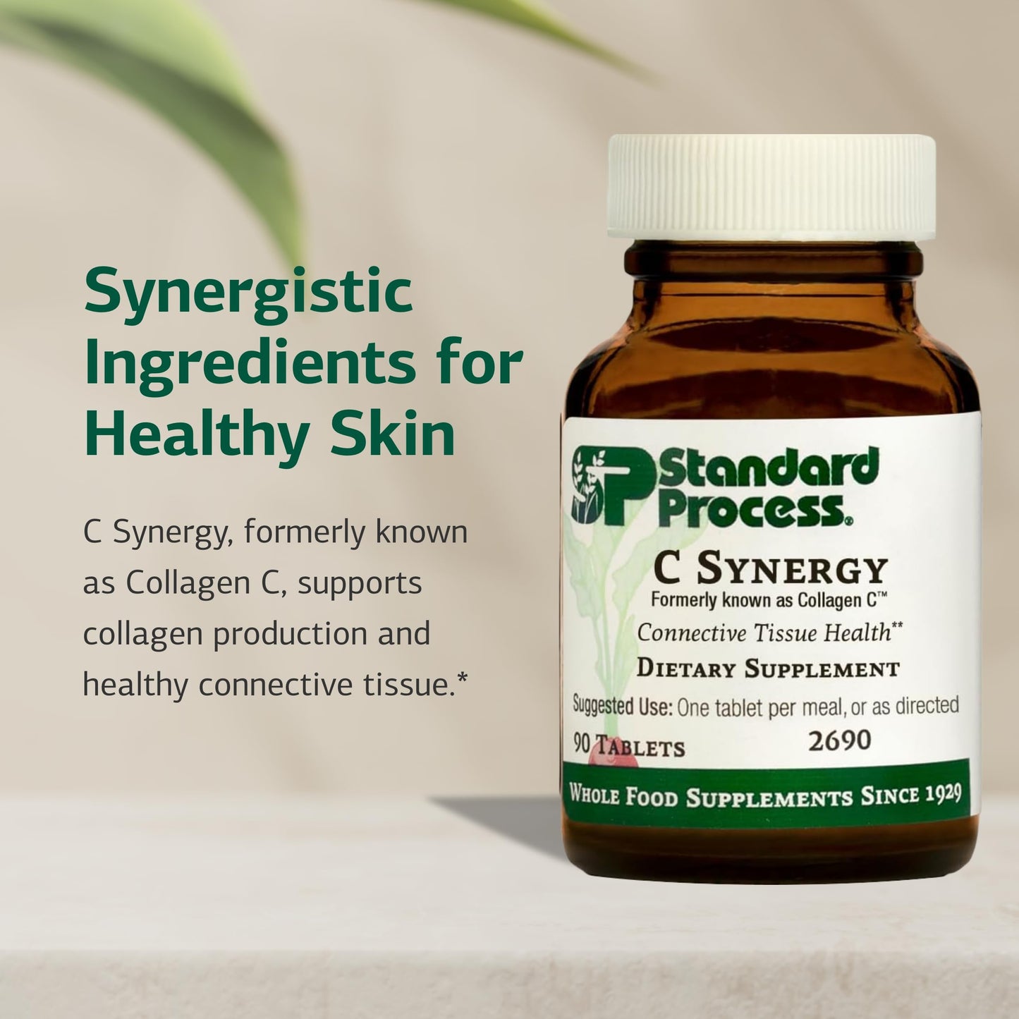 Standard Process C Synergy - Connective Tissue & Immune Support, 90 Tablets