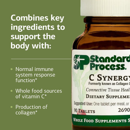 Standard Process C Synergy - Connective Tissue & Immune Support, 90 Tablets