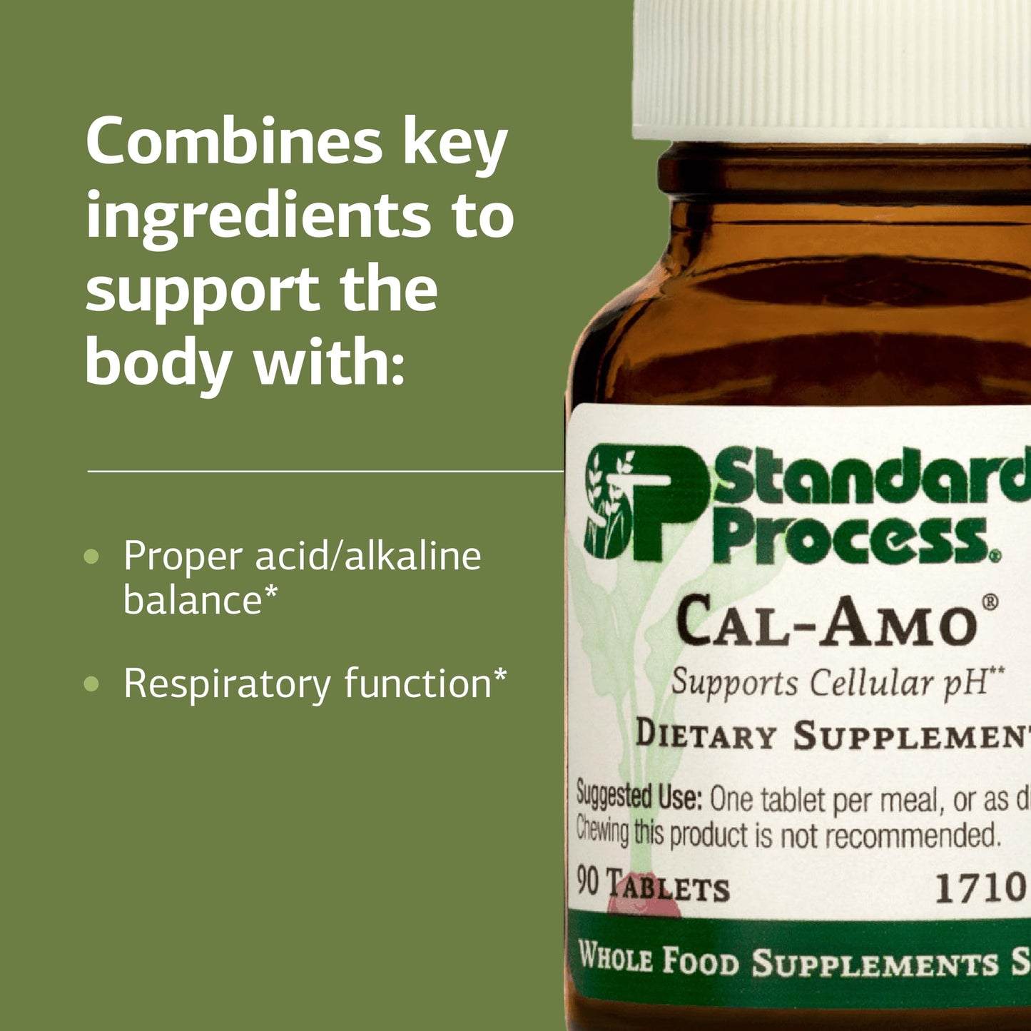 Standard Process Cal-Amo: Cellular Health & Lung Support, 90 Tablets