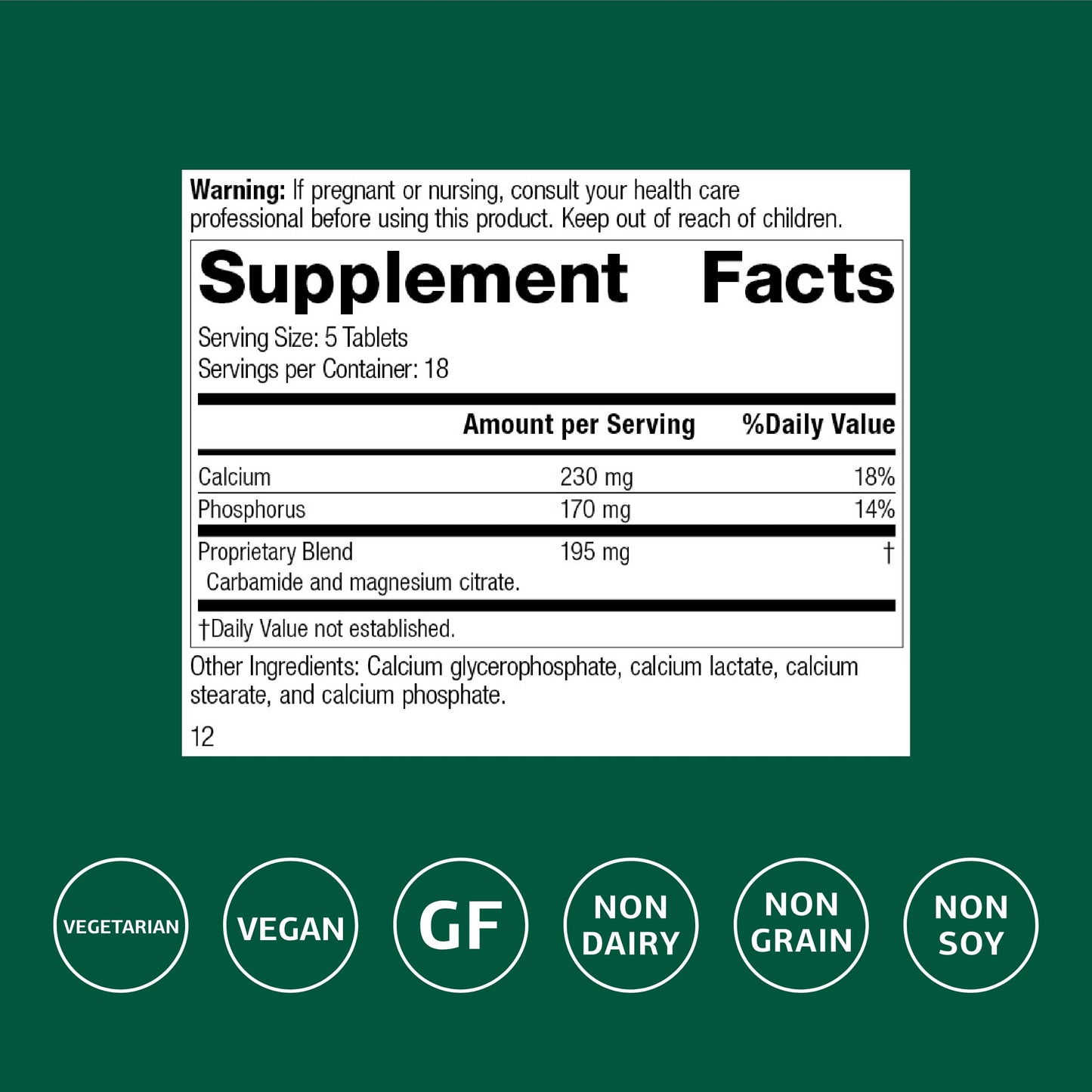 Standard Process Calsol – Musculoskeletal & Bone Health Supplement