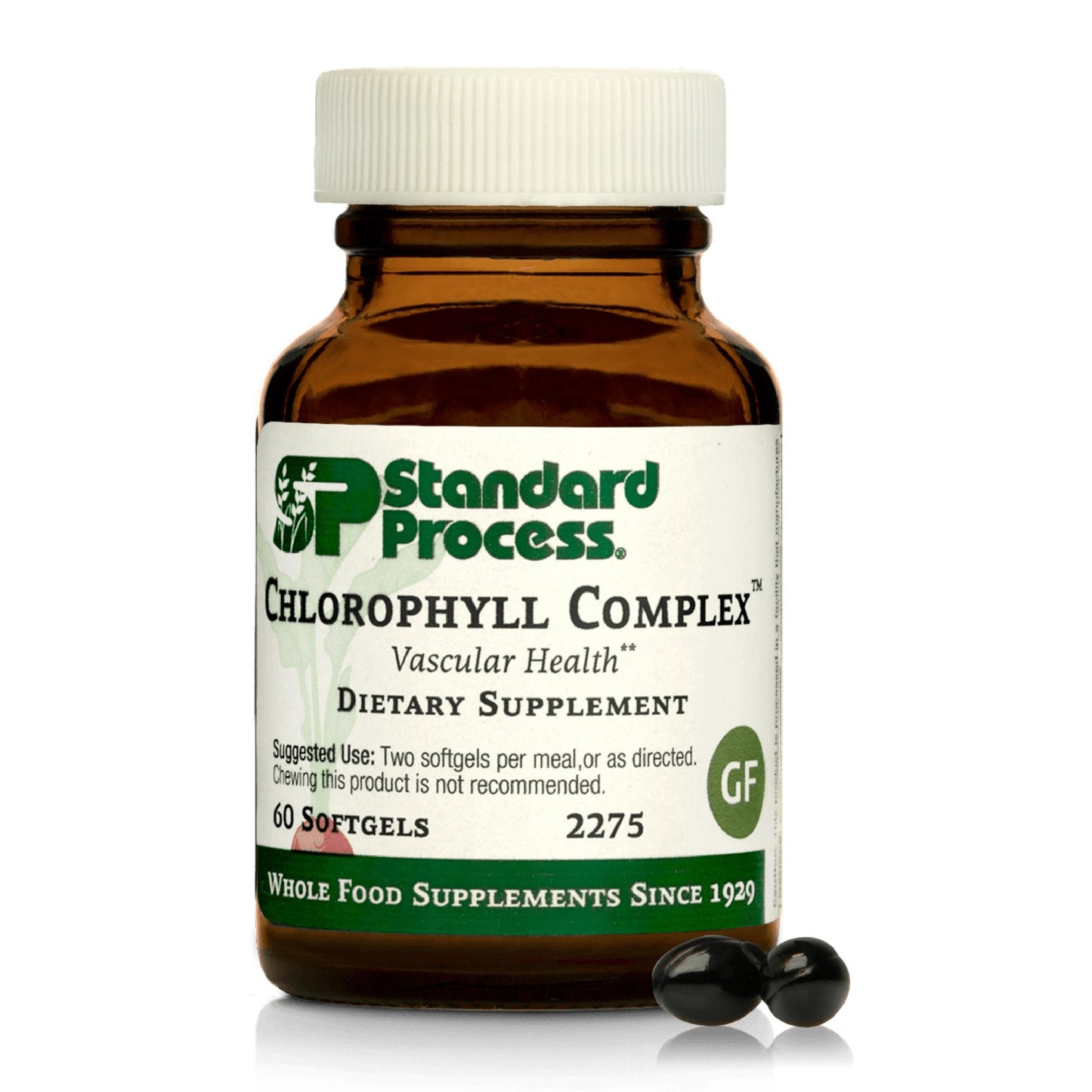 Standard Process Chlorophyll Complex – Immune Support, Antioxidant & Skin/Hair Health | 60 Softgels