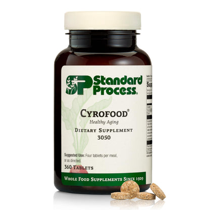 Standard Process Cyrofood - Healthy Aging Support Supplement | Whole Food-Based, 360 Tablets