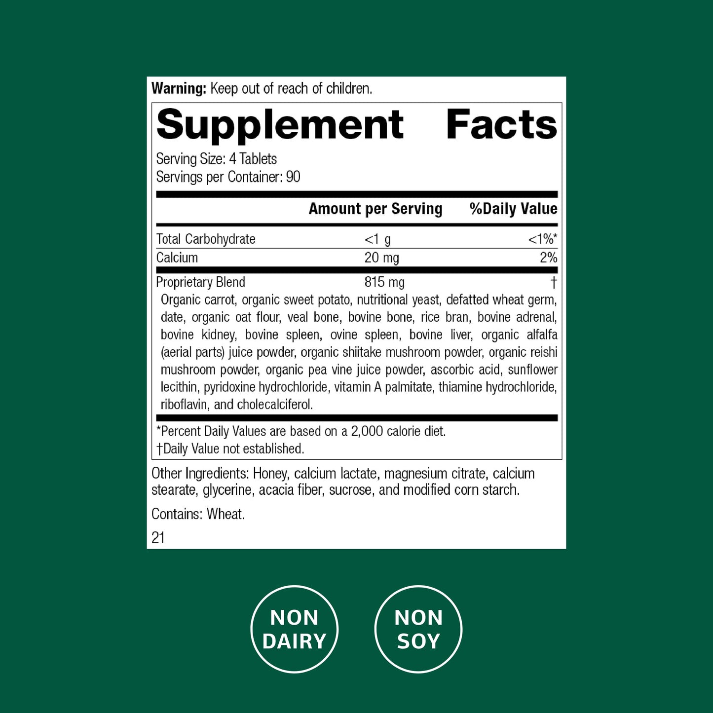 Standard Process Cyrofood - Healthy Aging Support Supplement | Whole Food-Based, 360 Tablets
