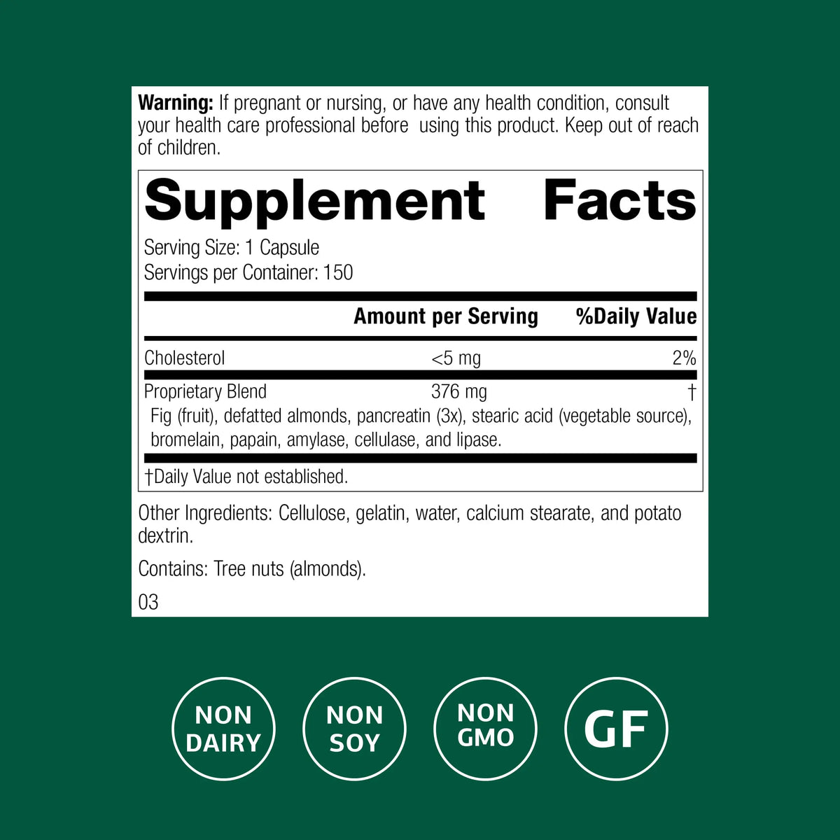 Standard Process Multizyme – Pancreatic Enzyme Support for Protein, Carbohydrate & Fat Digestion | Gluten-Free, Non-Dairy, Non-Soy | 150 Capsules BritishVita | Premium UK Vitamins & Wellness Supplements