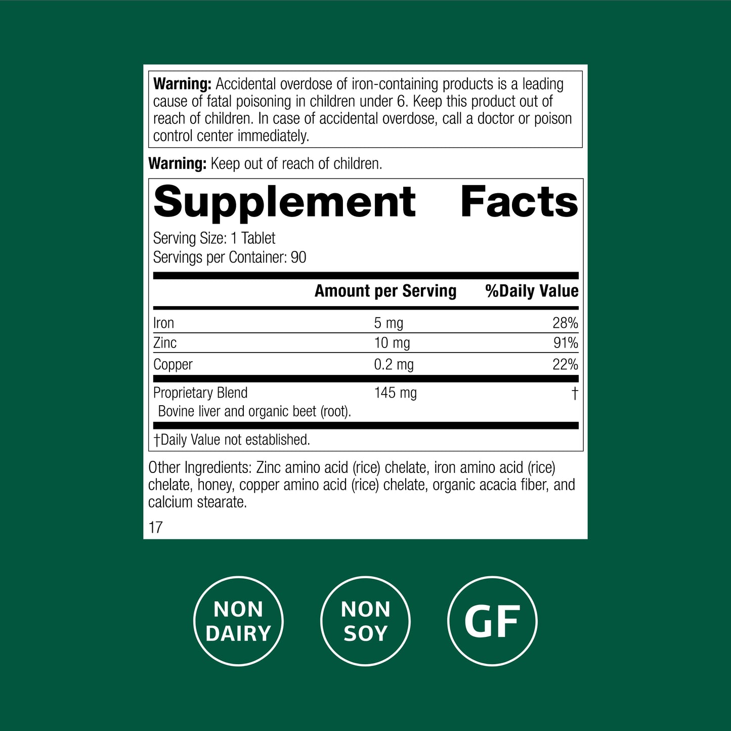 Standard Process Zinc Complex – Enzyme Function & Immune Support (90 Tablets)