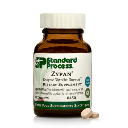 Standard Process Zypan - Digestive Health Support with Pancreatin, Pepsin & Betaine HCl | 90 Tablets