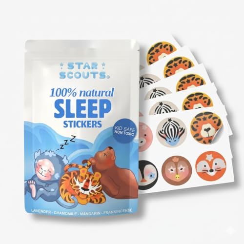 Star Scouts Sleep Patches for Kids – Melatonin-Free Calming Patches with Lavender & Chamomile