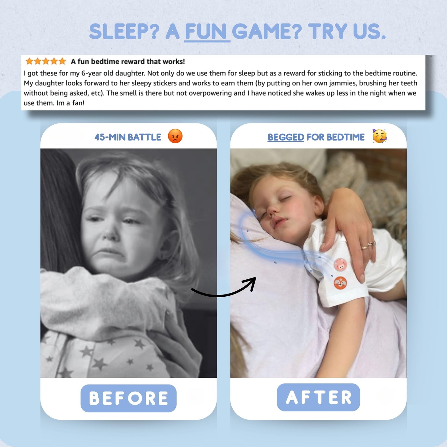 Star Scouts Sleep Patches for Kids – Melatonin-Free Calming Patches with Lavender & Chamomile