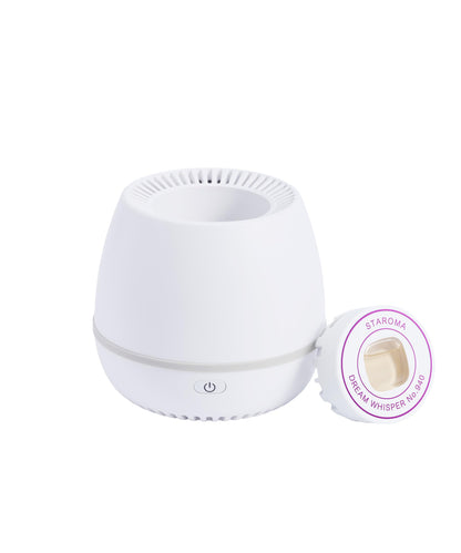 STAROMA Waterless Diffuser for Sleep – 30-Day Starter Kit | Cordless, Rechargeable Mini Aromatherapy for Small Rooms