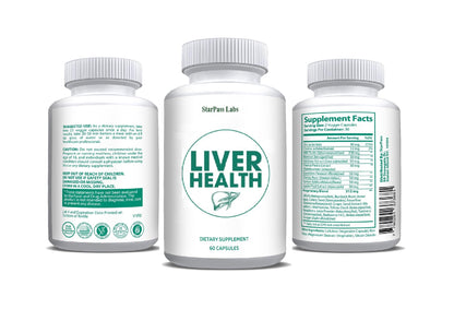 StarPass Labs Liver Health | Liver Detox & Repair Formula - 60 Caps (3 Pack)