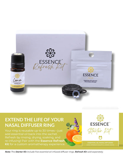Essence Nasal Diffuser Starter Kit – Wearable Aromatherapy Inhalers
