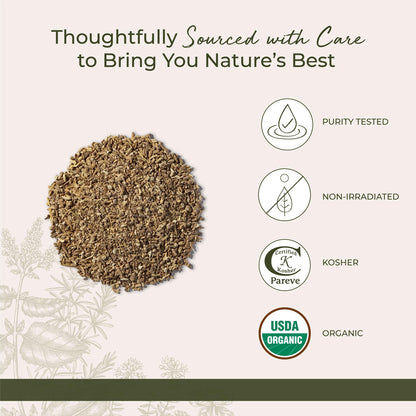 Starwest Organic Ashwagandha Root - Dried Herb for Tea & Wellness, 4 oz