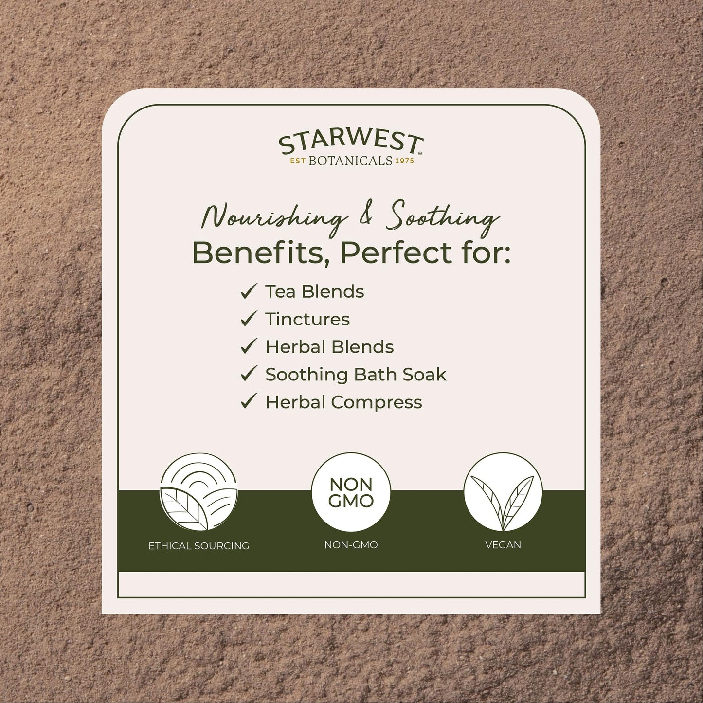 Starwest Burdock Root Powder Organic - 4 oz Pouch | Kosher, Non-GMO