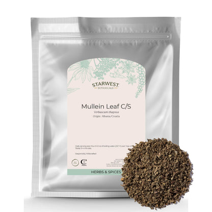 Starwest Botanicals Wildcrafted Mullein Leaf - 1 lb Bulk, Kosher