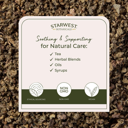 Starwest Botanicals Wildcrafted Mullein Leaf - 1 lb Bulk, Kosher