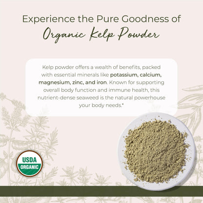 Starwest Botanicals Organic Kelp Powder – Kosher, Non-GMO, 16 oz