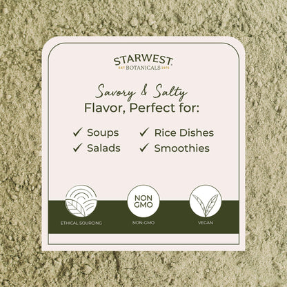 Starwest Botanicals Organic Kelp Powder – Kosher, Non-GMO, 16 oz