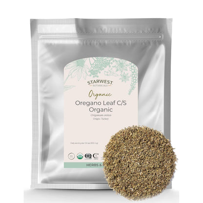 Starwest Botanicals Organic Oregano Dried Leaf - Non-GMO Bulk 1 lb
